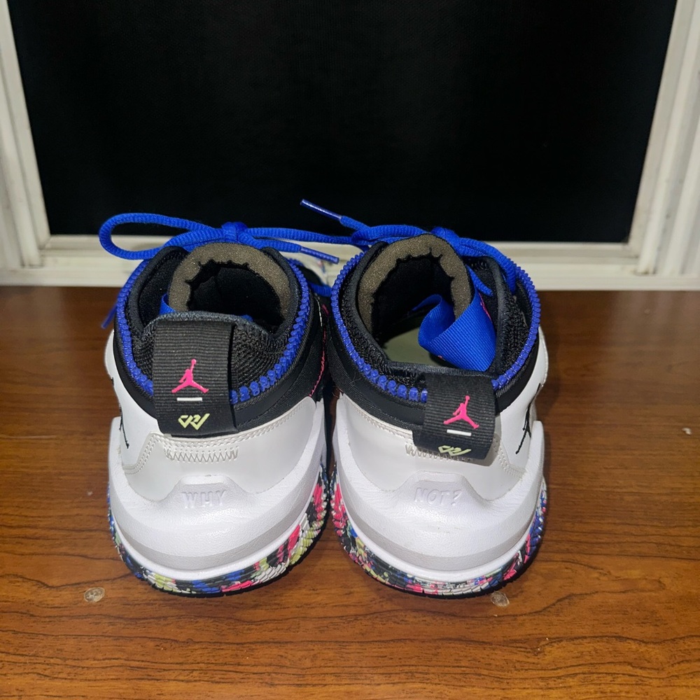 Jordan Why Not Zer0.6 White Multicolor Athletic Sneakers DO7189 101 Size 11.5 - Picture 6 of 10